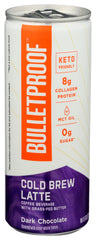 Bulletproof - Cold Brew Latte Dark Chocolate, 8oz | Pack of 12