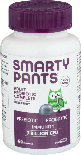 SmartyPants - Adult Probiotic Complete Blueberry, 60 Gummies