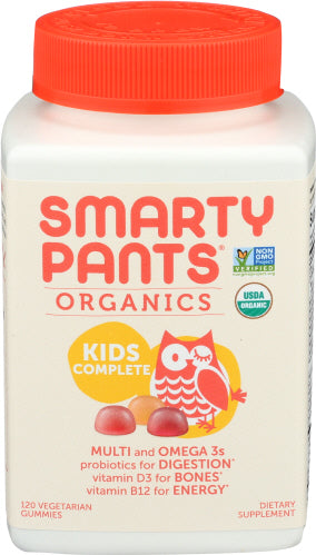 Smartypants - Organic Kids Formula Gummy Multivitamin, 120 Count