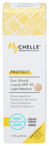 MyChelle Dermaceuticals - Sun Shield Liquid SPF 50 Light/Medium Protect, 1 Fl Oz