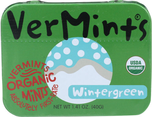 Vermints - All Natural Breath Mints, Wintermint, 1.41  Oz | Pack of 6