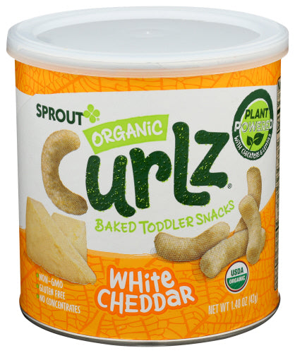 Sprout - Curlz White Cheddar Snacks, 1.48 oz | Pack of 6