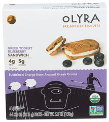 OLYRA - Sandwich Greek Yogurt Blueberry, 5.3 Oz | Pack of 6