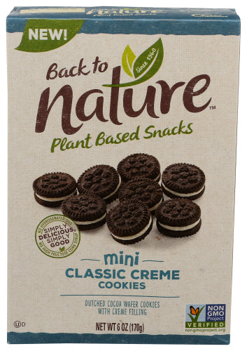 Back To Nature - Mini Classic Creme Cookies 6 Oz