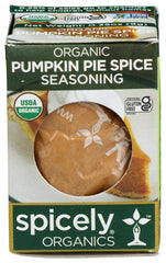 Spicely Organics - Pumpkin Pie Spice Seasoning, 0.35 Oz | Pack of 6