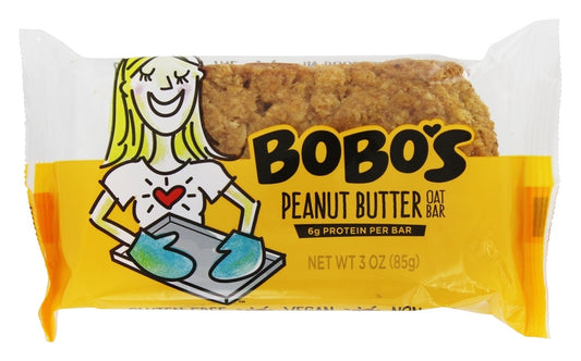 Bobo's Oat Bar - All Natural Peanut Butter, 3 oz | Pack of 12