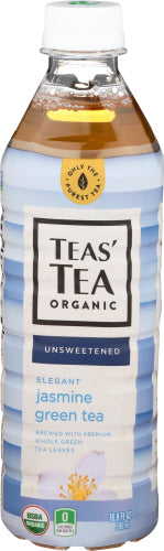 Teas Tea - Green Jasmine Tea Bottle, 16.9 oz | Pack of 12