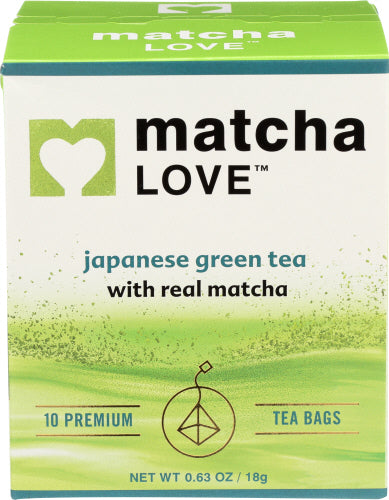 Matcha Love - Japanese Green Tea, 10 bags | Pack of 6