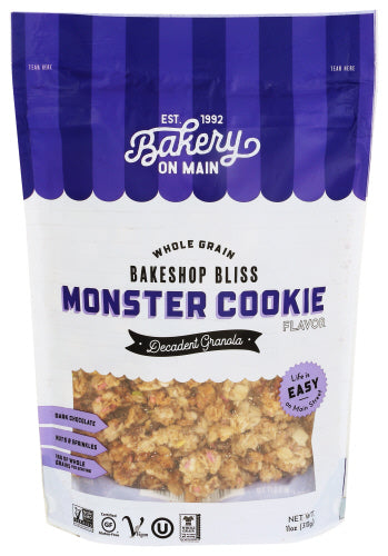 BAKERY ON MAIN - Monster Cookie Granola, 11 oz - Pack of 6