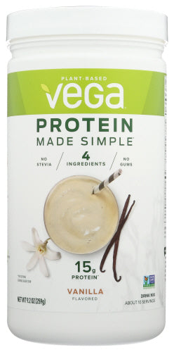 Vega - Protein Made Simple Vanilla, 9.2 OZ.