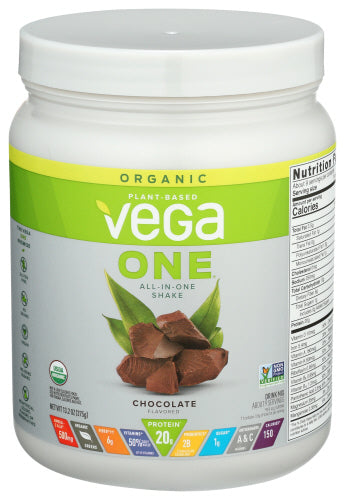 Vega - One Organic French Chocolate Protein Powder, 13.2 oz.