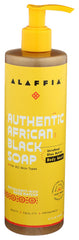 Alaffia - Authentic African Black Soap Body Wash Antioxidant-Rich Rosa Matcha, 12 Fl Oz