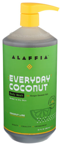 Alaffia - Everyday Body Wash Coconut Lime, 32 fl oz