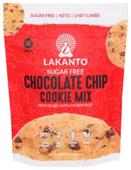 Lakanto - Chocolate Chip Cookie Mix Sugar Free, 6.77 oz | Pack of 8