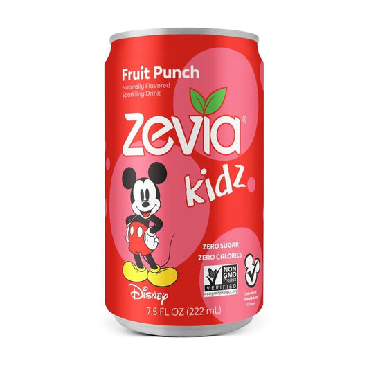 Zevia - Kidz Fruit Punch Sparkling Drink | Pack of 4