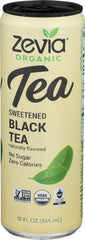 Zevia -  Organic Black Tea, 12 Fl Oz | Pack of 12