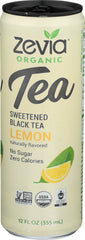 Zevia - Black Tea with Lemon, 12 Fl Oz | Pack of 12