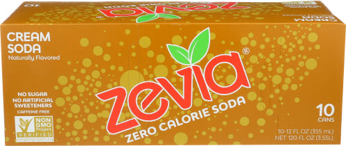 Zero - Calorie Free Cream Soda 10 Pk, 120 Fl Oz | Pack of 2