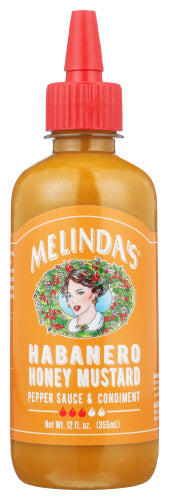 Melindas - Habanero Honey Mustard Pepper Sauce, 12oz  | Pack of 6