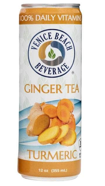 Venice Beach Beverage Ginger And Turmeric Vitamin Iced Tea, 12 Fo
 | Pack of 12