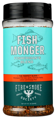 FIRE AND SMOKE - Seasoning Fish Monger, 16 Oz | Pack of 6