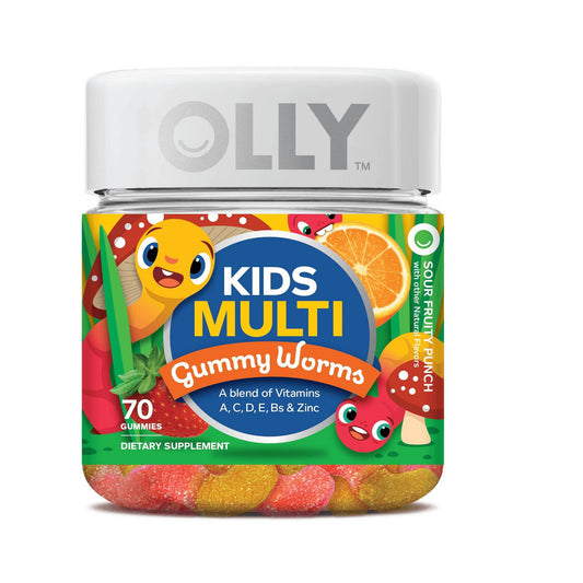 Olly - Kids Multivitamin Gummy Worms, 70count