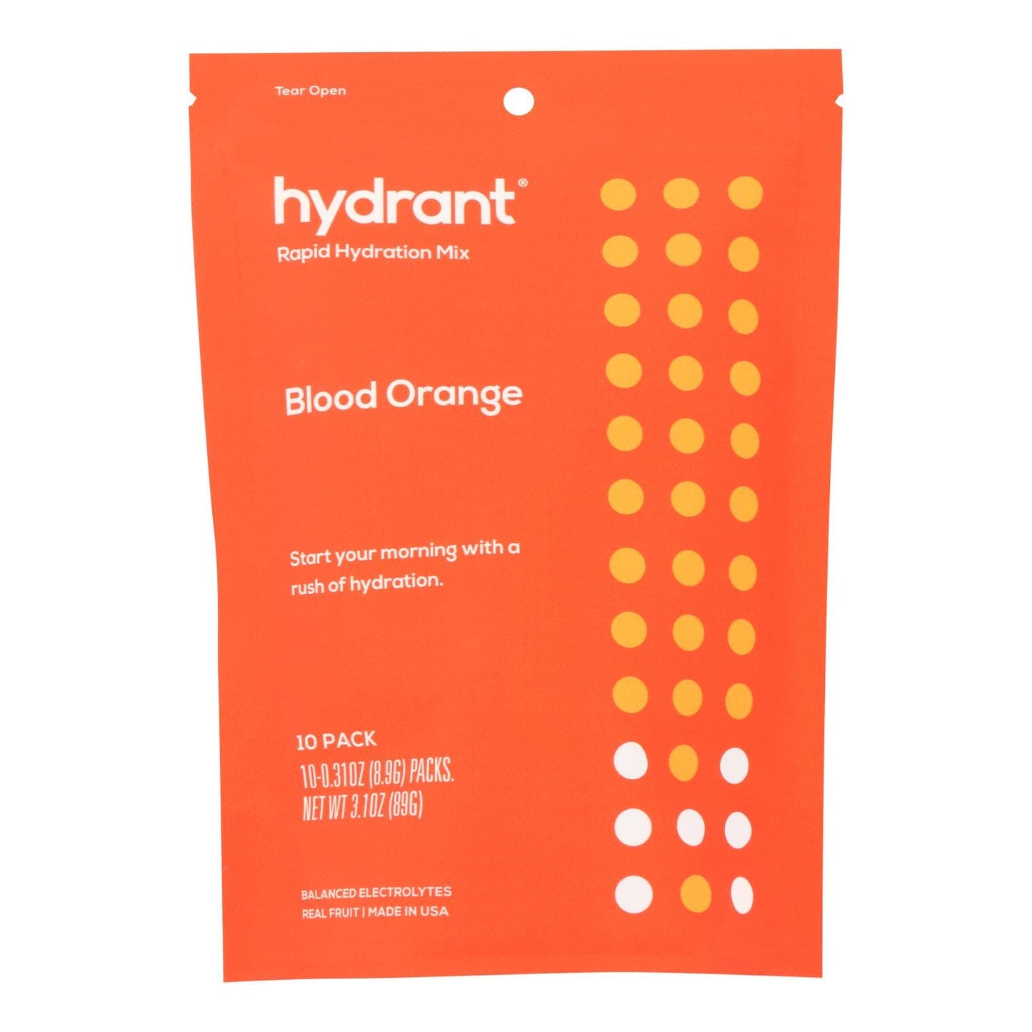 Hydrant Hydration Blood Orange 10Pk, 2.8 oz