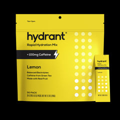 Hydrant Hydration Caff Lemon 30Pk, 8.7 oz