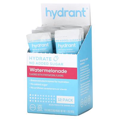 HYDRANT - Hydration Watermelonade No Added Sugar, 12 ea