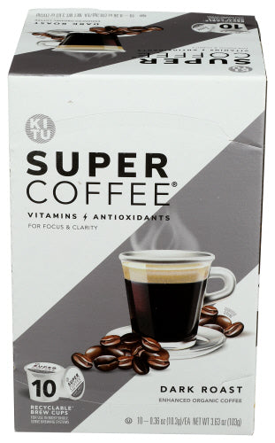 KITU - Super Dark Roast Coffee - Single Serve Pods - 10ct | Pack of 6