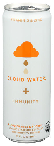 Cloud Water Immunity Blood Orange & Coconut, 12 Oz | Pack of 12