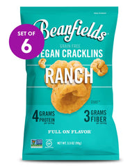 Beanfields - Cracklins Ranch, 3.5 oz - Pack of 6