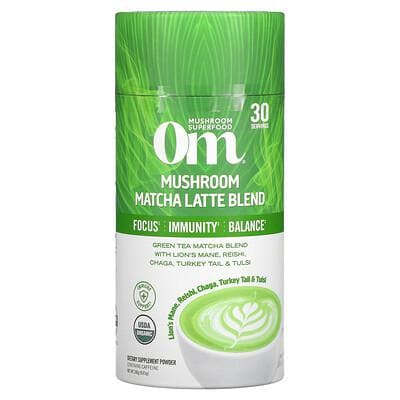 Om Mushroom Superfood - Matcha Latte, 8.47 Oz