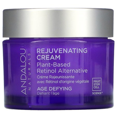 Andalou Naturals - Rejuvenating Cream Plant-Based Retinol Alternative Age Defying, 1.7 Oz