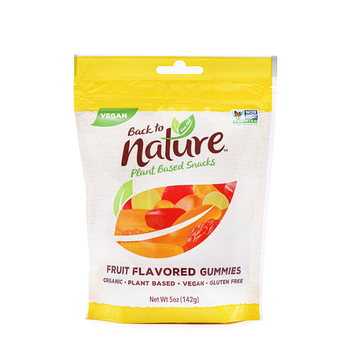 BACK TO NATURE Fruit Flavored Gummies 5oz - Pack of 12