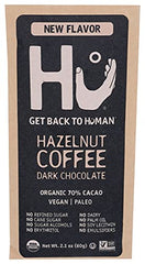 Hu - Hazelnut Coffee Dark Chocolate Bar, 2.1 Oz | Pack of 12