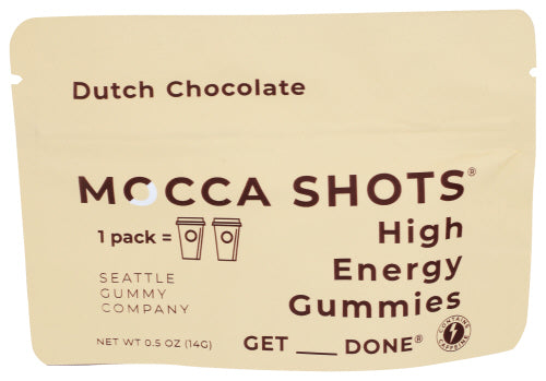 Seattle Gummy -  Dutch Chocolate Energy Gummy - Pack of 2 , 1 Oz | Pack of 12