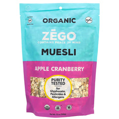 Zego Muesli Apple Cranberry Organic , 13 oz
 | Pack of 5