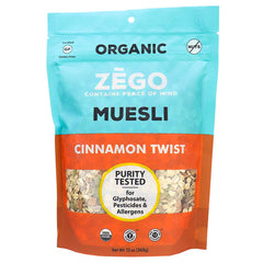 Zego - Muesli Cinnamon Organic , 13 oz | Pack of 5