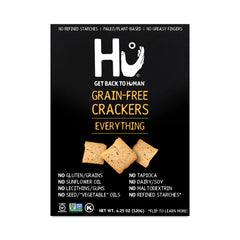 Hu - Grain-Free Crackers, Everything 4.25 oz | Pack of 6