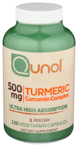 Qunol - Turmeric Curcumin Complex 500 Mg, 120 veg Capsules