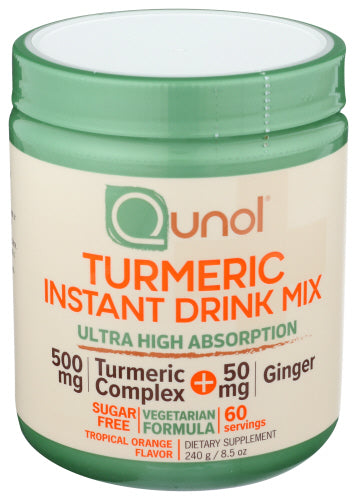 Qunol - Turmeric Instant Drink Mix 500 Mg, 8.5 Oz