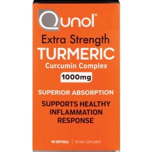 Qunol - Extra Strength Turmeric 1000mg Capsules - 60 Count