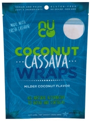 Nuco - Coconut Cassava Wraps, 1.94 Oz - Pack of 12