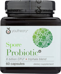 Youtheory - Spore Probiotic Capsules, 60 Veg Capsules