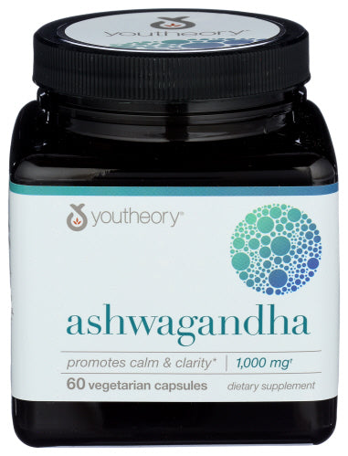 Youtheory - Ashwagandha Capsules, 60ct