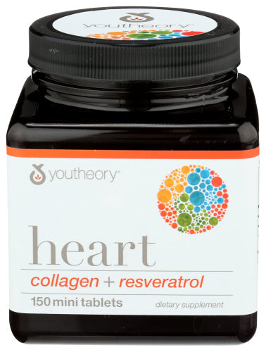 Youtheory -  Collagen + Resveratrol Heart (Mini Tablets), 150 Tablets