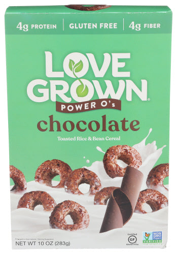 Love Grown - Chocolate Power O's, 10 oz | Pack of 6