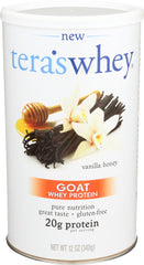 Tera'sWhey - Goat Whey Protein Vanilla Honey, 12 Oz