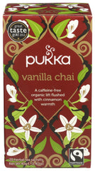 Pukka - Organic Vanilla Chai Herbal Tea Bags, 20 Tea Bags | Pack of 6